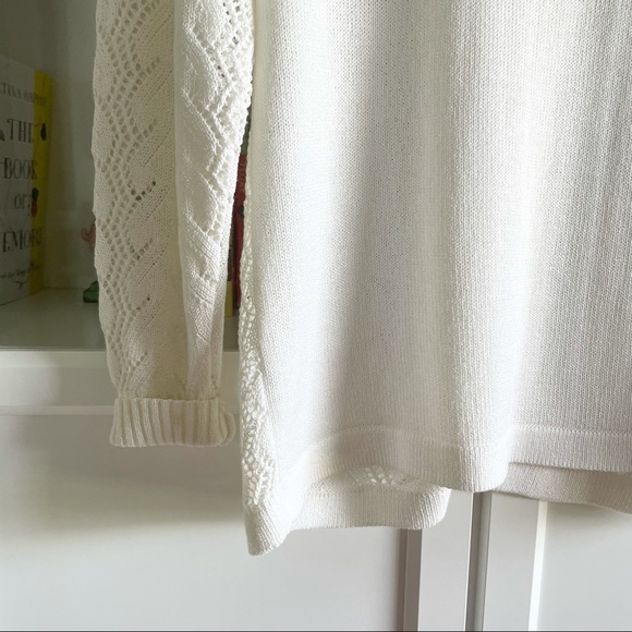 Vintage Made in Italy Crochet Cardigan Sweater - Picture 12 of 15